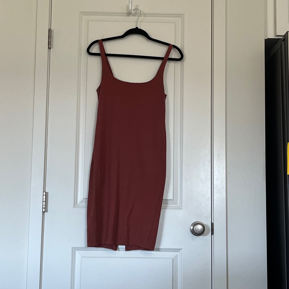 Forever 21 Burnt Orange Mini Tank Top Dress Size L